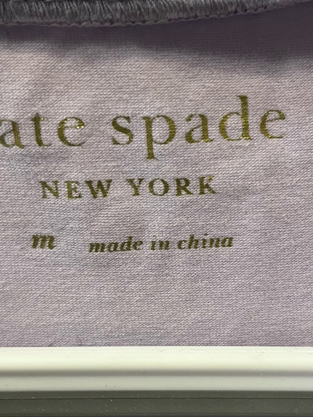 kate spade Gym & Tonic Tank Top In Color Frozen Lilac - Size Medium - NWOT - Picture 3 of 4